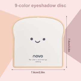 Eyeshadow Palette: Professional Makeup Palette with 9 Shades, Natural Eyeshadow Palette, Glitter Eyeshadow Palette, Highly Pigmented, Ideal for Everyday Use (03# Warm Neutrals)