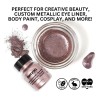 Mehron Polvo Metalico Maquillaje Profesional Facial Corporal