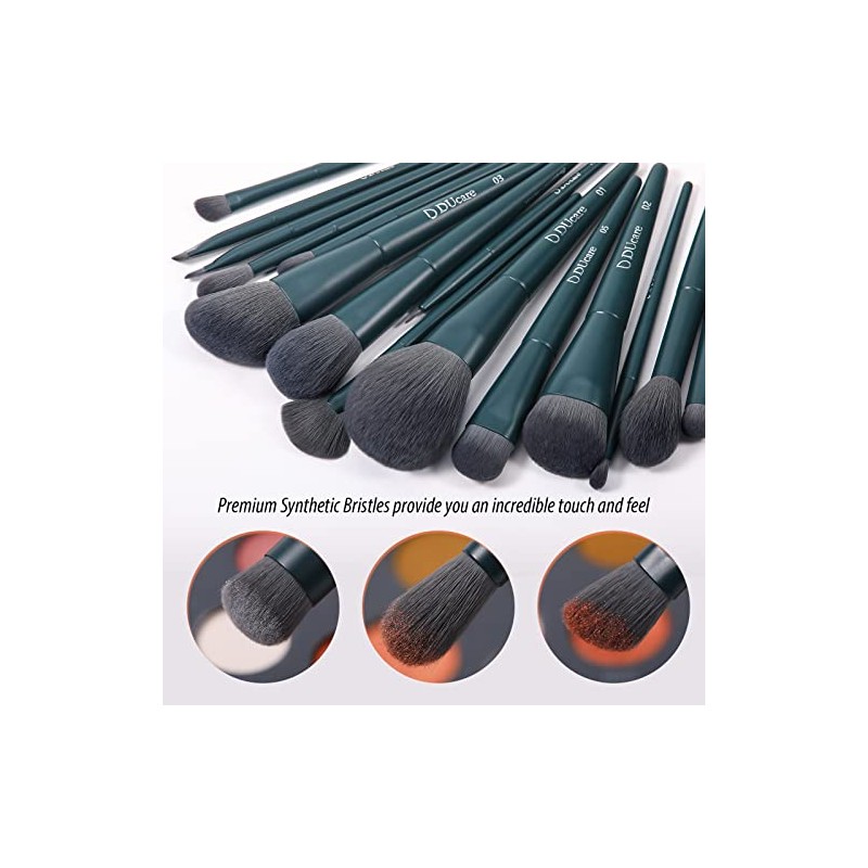 DUcare Makeup Brush Set 9 Pcs Gift Box Professional Essential