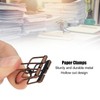 80Pcs Hollow Binder Clips 0.7in Sturdy Metal Hollow Out Strong