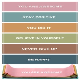 Libima 24 Pcs Classroom Chair Bands for Kids with Fidgety Feet Inspirational Fidget Bands for Classroom Chair Flexible Seating for School Students ADHD Sensory Needs(Earth Tones,1mm)