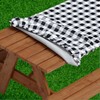 Sorfey Picnic Tablecover -Fitted with Elastic, Vinyl with Flannel Back,