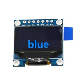 2X OLED LCD Display 0.96" SSD1306 7PIN 128X64 DC 3V-5V Serial DIY Module for Arduino (Blue)