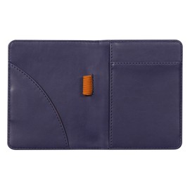 RHODIA 211005C - Rhodiarama Notebook and Document Holder N°11 Midnight Blue - for Notepads or A7 Size Notebooks (7.4 x 10.5 cm) - Premium Italian Faux Leather