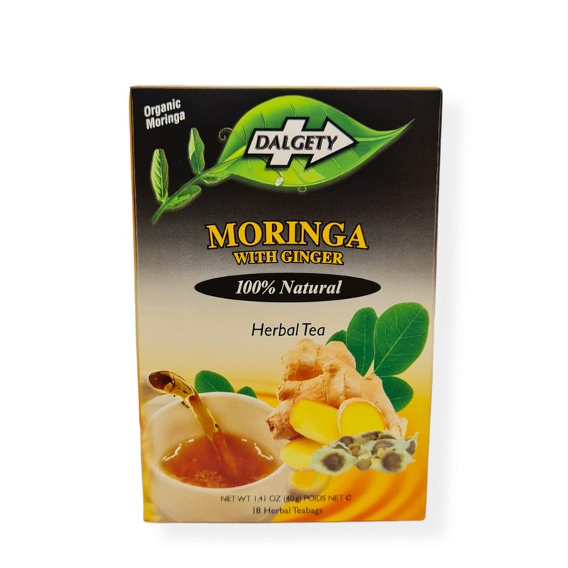 Dalgety Moringa & Ginger Herbal Tea - 100% All Natural