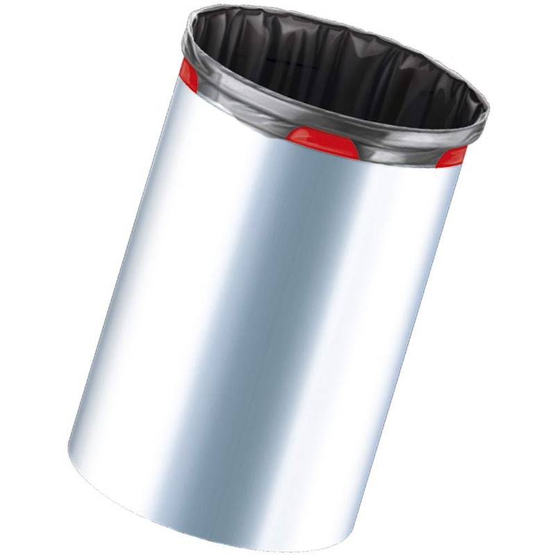 Swirl drawstring rubbish bags, roll of 4, anthracite 201754