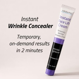 Crema reafirmante facial instantánea, crema reafirmante temporal para el rostro, crema para debajo de los ojos, crema antiarrugas para mujeres, crema 