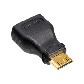 Mini HDMI Adapter - HDMI-A Female / HDMI-D Male Micro Converter Gold-Plated Connectors HDMI Cable 3D, Full HD, 1080p, HDR, High Speed Ethernet Compatible with PC Notebook Camera Raspberry - Pack of 1