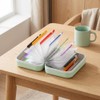 Waterproof Pill Organizer Pouch Set with 14 Color-Coded Pouches