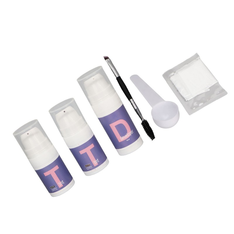 Eyebrow Tint Kit Semi Permanent High Pigment Instant Result Long