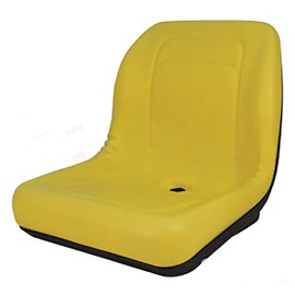 RAPartsinc LVA10029 One New Yellow, High-Back Tractor Seat Made to Fit John Deere Tractor Models 4200 4210 4300 4310 4400 4410