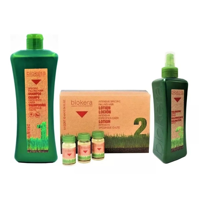 Salerm Kit Anticaída Salerm Biokera Estimula Crecimiento De Cabello