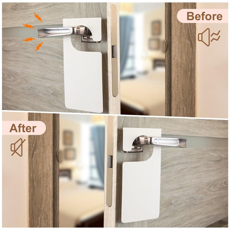 uxcell 30Pcs Cabinet Door Bumper, Quiet Clear Door Slam Stopper