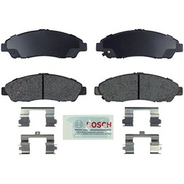 Bosch BE1280H Juego de Pastillas de Freno de Disco de Cerámica Azul con Herrajes para Acura MDX Honda Pilot, Delantero