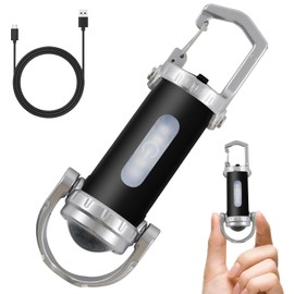 Super Bright Mini Key Fob, Super Bright Mini LED Torch, 1200 Lumens, 3 Modes LED Light, for Household, Car, Outdoor Work, Travel, Camping