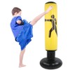 Inflatable Boxing Column Adults Fitness Decompression Sandbag Punching Bag ThickenYellow