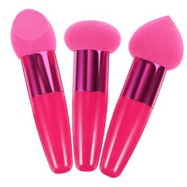 FRCOLOR 9pcs Makeup Brush Pen Foundation Sponge Brush Handle for Wet Dry Application Smooth Touch for Makeup for Fashion Enthusiasts