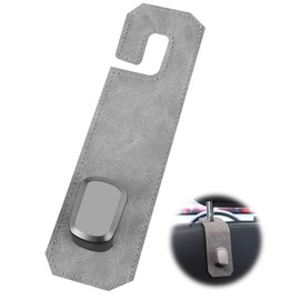 Headrest Hooks, Car Hooks, 1 Set, Load Capacity of 55.1 lbs (25 kg), Car Accessories, Luggage Hooks, For Headrests, Seat Hooks, Cargo Hooks, Car Accessories, Convenient Goods (Gray)