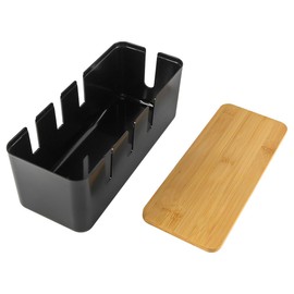 Hsthe Sea Cable Management Box Cable Tidy Box Cord Organizer Box Hide Power Strips and Electrical Cords from TVs/Computers/Desks 30.3 x 12.3 x11.6cm