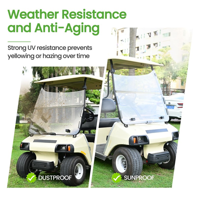 10L0L Golf Cart Windshield for Club Car DS 2000.05-UP |