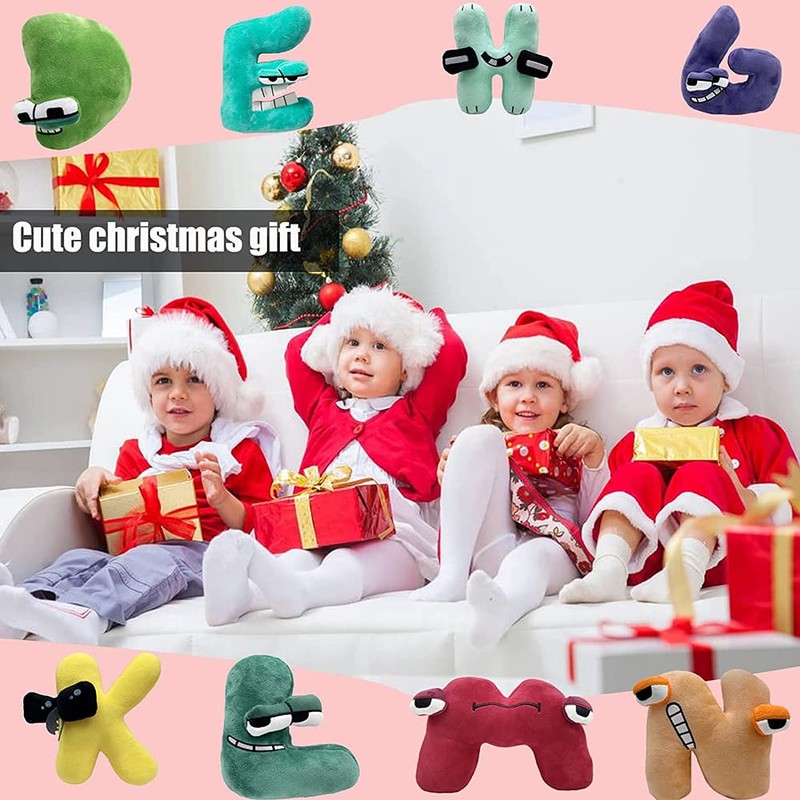 Limspace Alphabet Loa Plush A-Z Letter Alphabet Loa Plush Doll