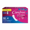 Unknown Carefree Acti-Fresh Thin Panty Liners, Soft and Flexible, Long,