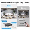 Solar Shed Light Pendant Light Pull wire Chandelier Auto Dusk