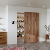 48" Concealed Sliding Barn Door Hardware Kit with Soft Close
