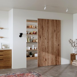 48" Concealed Sliding Barn Door Hardware Kit with Soft Close Mechanism for 40-44in Passage Opening, Hidden Aluminum Track System, Wall Mount for Interior Wooden Door (NO Door)