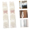 DOITOOL Door Handle Cover for Refrigerator Home Lace Embroidery Easy