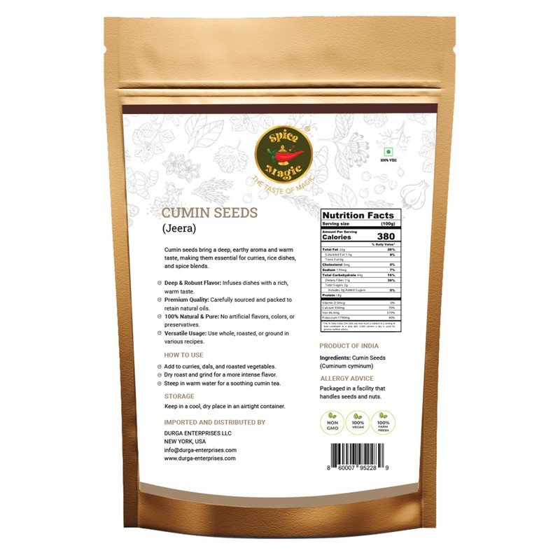 Spice Magic Cumin Seeds I 7 Oz (200 g) I