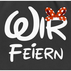 Shirtracer - Gym Bag Backpack - JGA Stag Night Women - We Celebrate - Bow, 01 black, Unit size