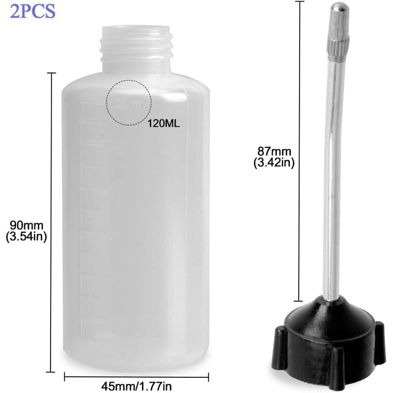 RUIAN Sewing Machine Oiler 120ml Oil Squeeze Bottles with Long