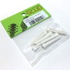 SCUD F-0008 Plastic Dotted Bridge Pin for Acoustic Guitars, White