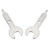 EsportsMJJ 2pcs 3/8 Inch Collet Wrench Key 9.5mm Nut Spanner