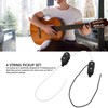 4 String Pickup Set Vintage 2 Outputs 6.9k Magnetic Single