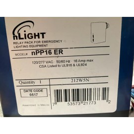 Acuity Controls nLight Relay Pack for Emergency Lighting Equipment nPP16 ER NEW