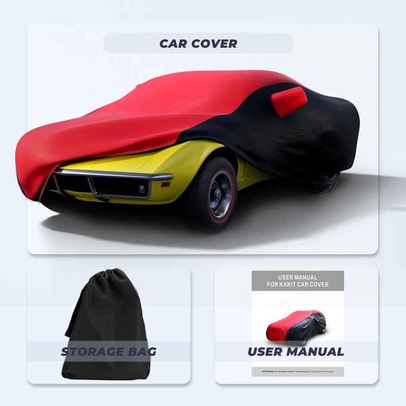 KAKIT 6 Layer Car Cover for 1968-1982 Corvette C3 Waterproof