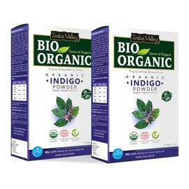Indus Valley BIO Organic Indigo leaf Powder (100gm,pack of 2)