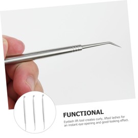 NOLITOY Portable Eyelash Separator Tool Eyebrow Comb for Lash Perm Lash Lifting Kit Ergonomic Handle