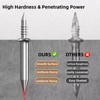 200Pcs Double-Head Skirting Thread Seamless Nail Rust-Proof Invisible Screws Solid