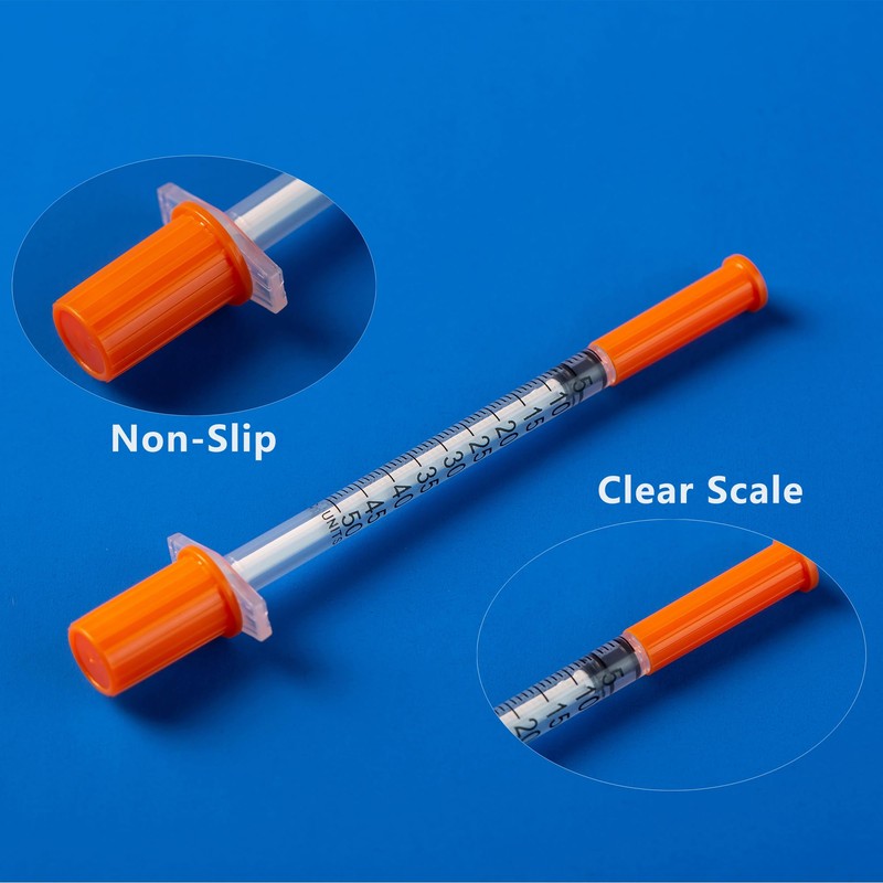 20 Pack 0.5ml Precision 30G Multiple Uses Measuring Tools(13mm), Plastic