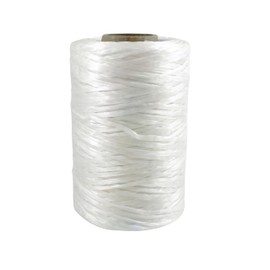Kulay Artificial Deer Sinew White Waxed Flat Polyester Thread for Beading, Leather, Tie-dye Crafts and Sewing, White Sinue (5-Ply, 300 Yards or 900 Feet)