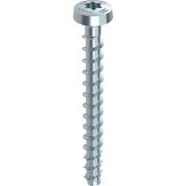 MULTI-MONTI-plus Concrete Screw Blue Galvanised Panhead with TX 6.0 x 35 – Pack of 100