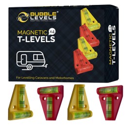 Bubble Levels | Magnetic T-Level | Mini Spirit Level | Caravan Spirit Level - Motorhome Levelling Devices | Motorhome Gadgets Levellers | Mini Level Spirit for Levelling Campervan (1)