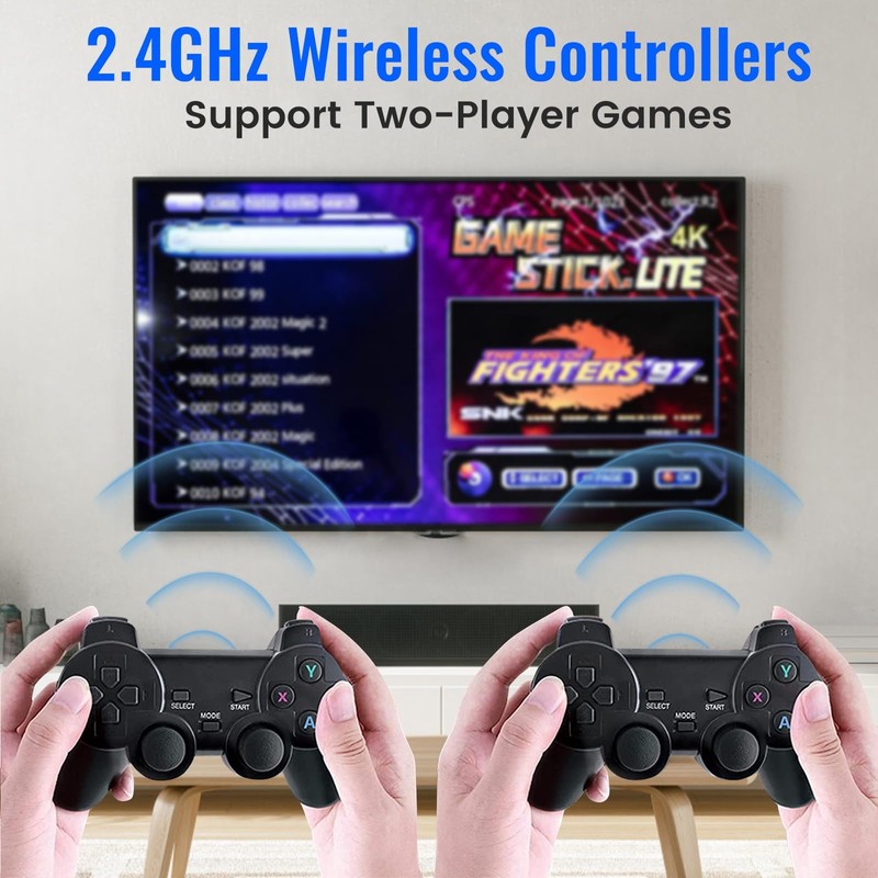 Bewinner M8 Wireless Retro Game Console Upgraded, 20,000+ Games /