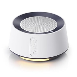 White Noise Sound Machine with 20 Soothing Sounds, 10 Colors Night Light Sleep Machines Home Office Travel, 5 Timers and Memory Feature Sound Machine 