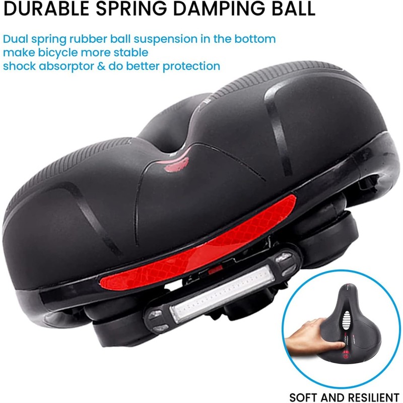 Bike Saddle, Comfortable Bicycle Seat Cushion for Men Women with