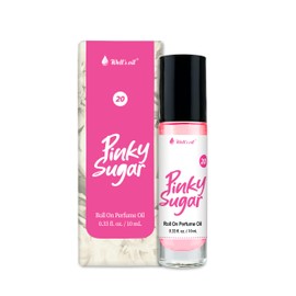 Well's Oil Roll-On Perfume Oil (Pinky Sugar) | Long-Lasting | Paraben-Free | 0.33 Fl Oz / 10 ml