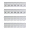 4 Stück 7 Tage Medikamentenbox Pillendose Pillenbox Tablettenbox Dosierbox Tablettendose
